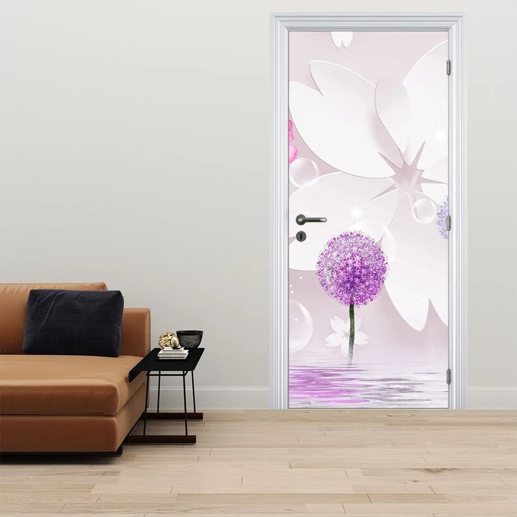 Fotótapéta ajtóra - A virágok folyóján (95x205cm)