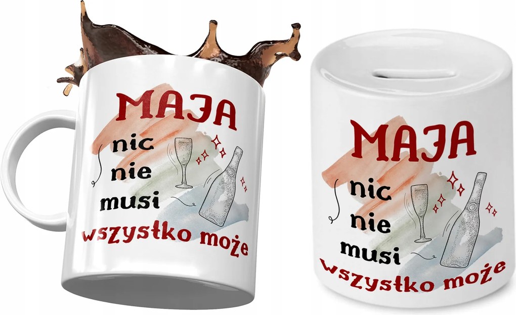 Mai Bögre Ajándék persely szett fényképes nyomtatással