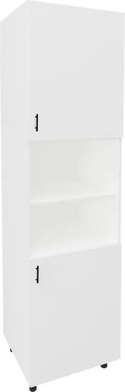 Benita 2 ajtós Magas konyhaszekrény Fehér 60x57x210 cm N