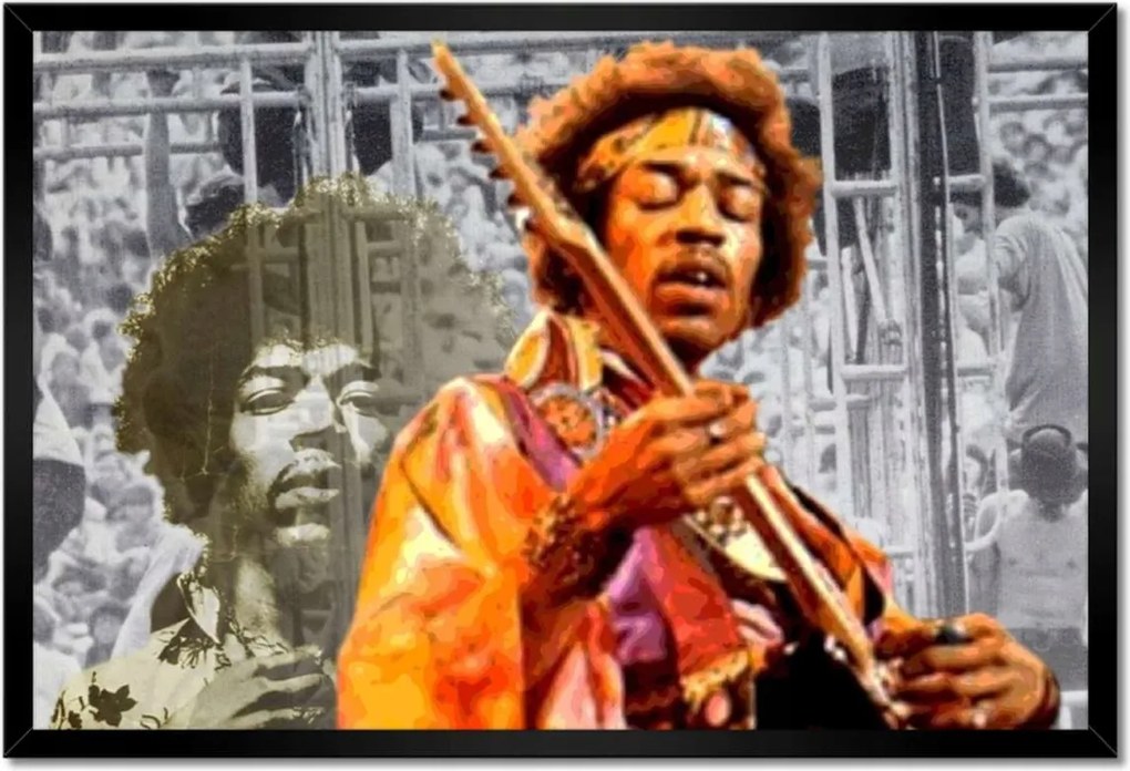 Poszterek keretben 60x40 Jimi Hendrix