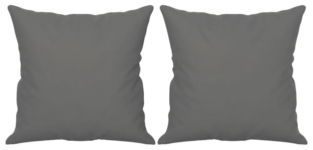 2 személyes sötétszürke mikroszálas szövetkanapé párnával 140cm