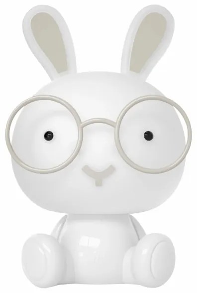 LED RGBW dimmelhető gyerek éjjeli lámpa 2,5W/230V fehér nyuszi