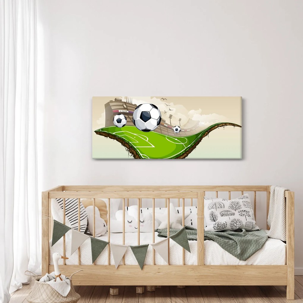 Kép - futballpálya (120x50 cm)