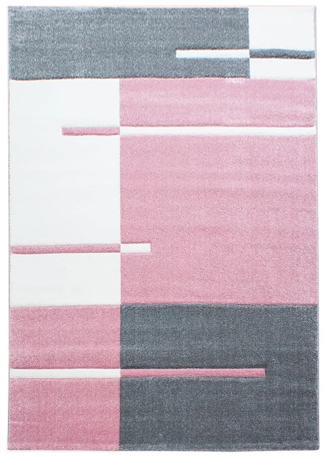 Rózsaszín-szürke szőnyeg 160x230 cm Hawaii – Ayyildiz Carpets