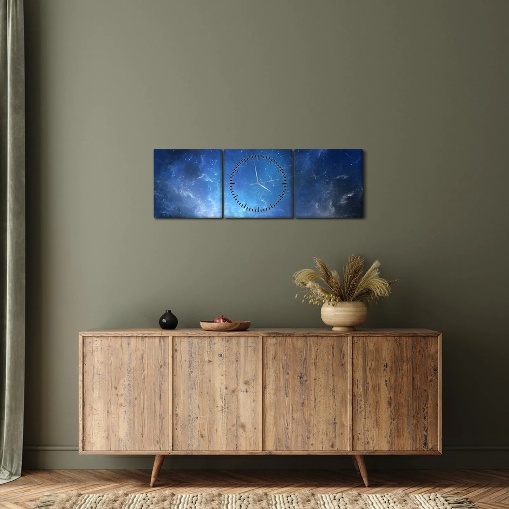 Az ég képe (órával) (90x30 cm)