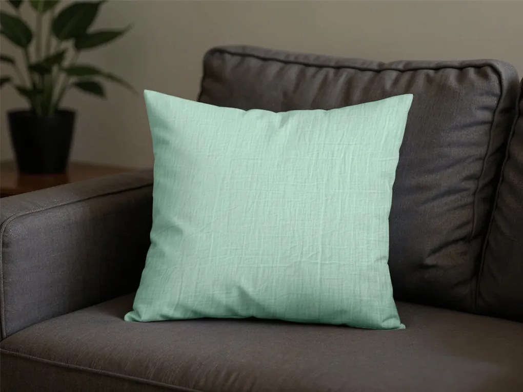 Muszlin párnahuzat MUSSARI 45x45 cm, Mentás