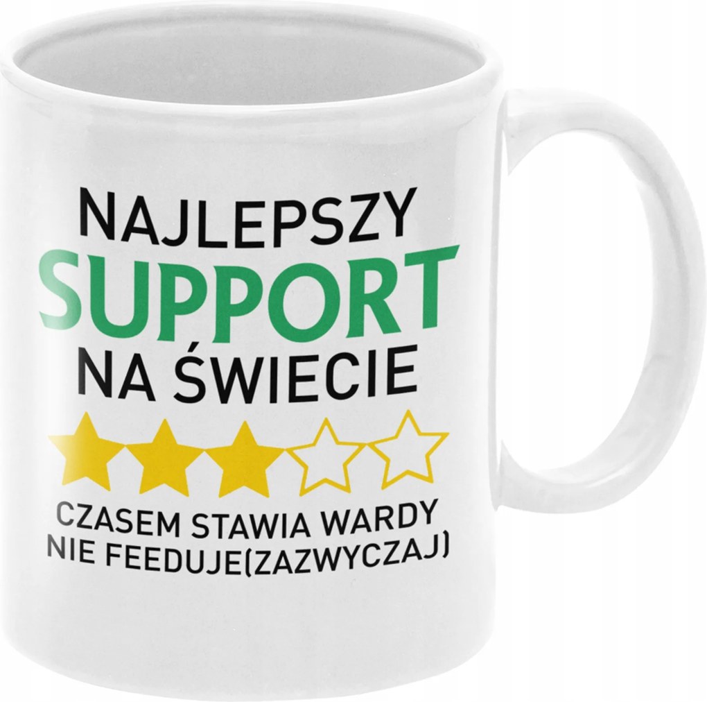 A Világ Legjobb Support Bögre League Of Legends 330ml Csomagolás