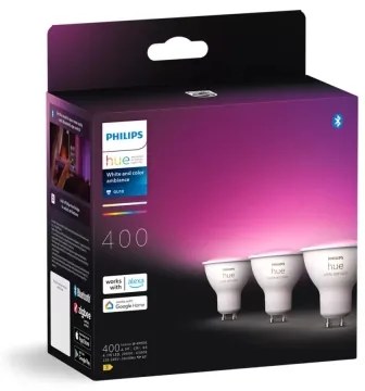KÉSZLET 3x LED RGBW Dimmelhető izzó Philips Hue WACA GU10/4,2W/230V 2000-6500K