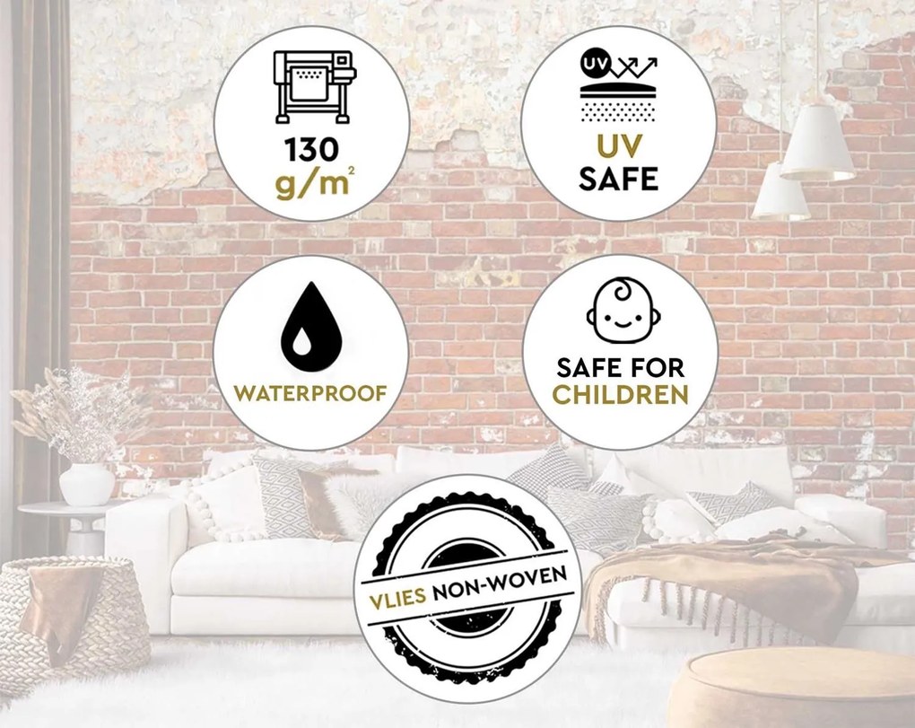 Gario Fotótapéta Téglafal Anyag: Vlies, Méret: 350 x 245 cm