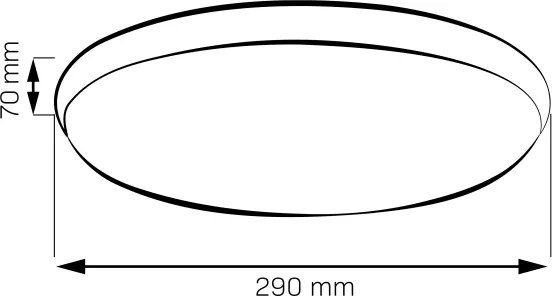 LED mennyezeti lámpa LIBRA LED/15W/230V 4000K Ø 29 cm arany