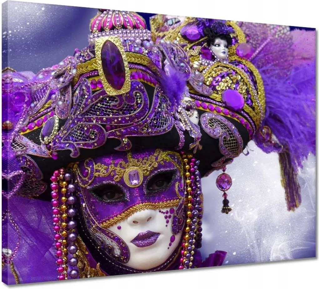 Vászonkép 50x40 Velencei maszk