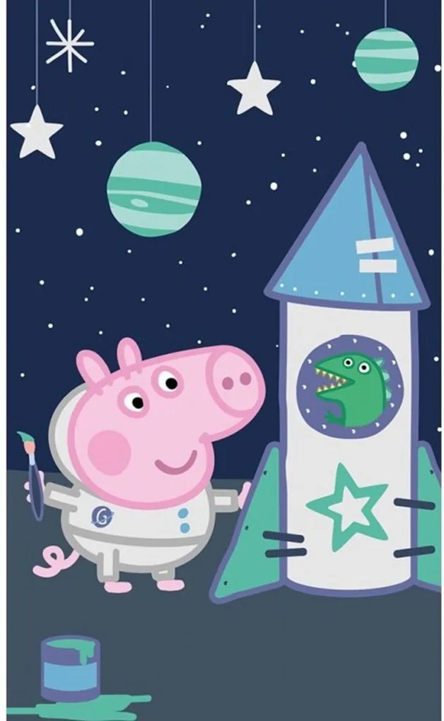 Peppa malac Space kéztörlő, arctörlő, törölköző 30x50 cm