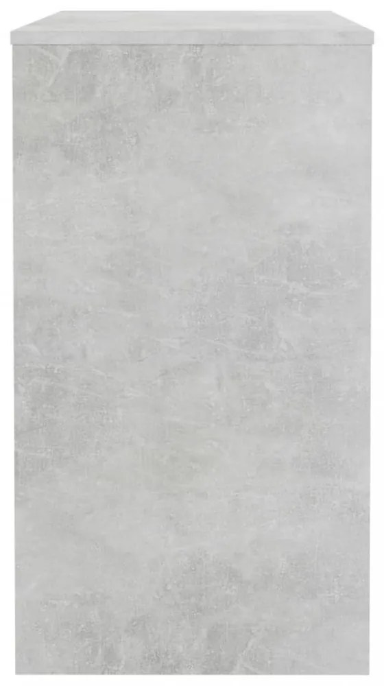 betonszürke szerelt fa íróasztal 90 x 40 x 72 cm