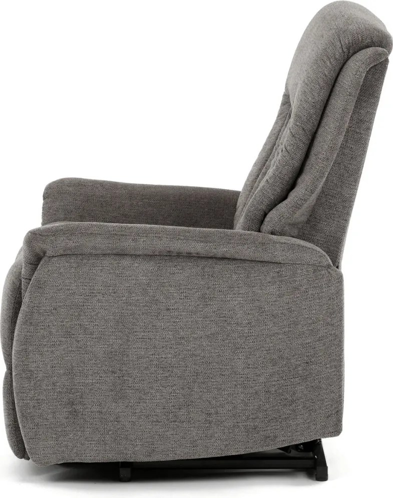 Elektromos relax fotel állítható háttámlával szürke szövet TV-Q8575 GREY2
