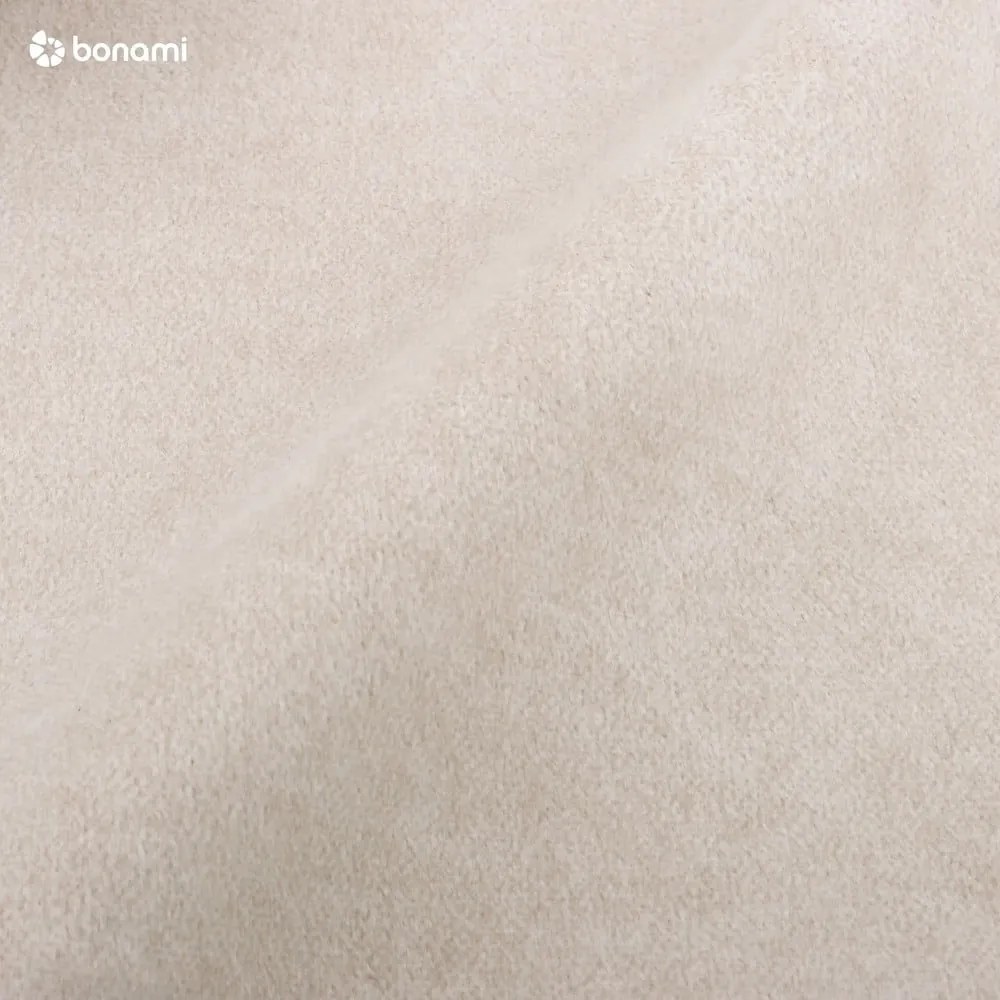 Bézs kárpitozott franciaágy ágyráccsal 200x200 cm Tulsa – Ropez