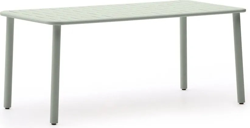 Acél kerti étkezőasztal 90x180 cm Brai – Kave Home