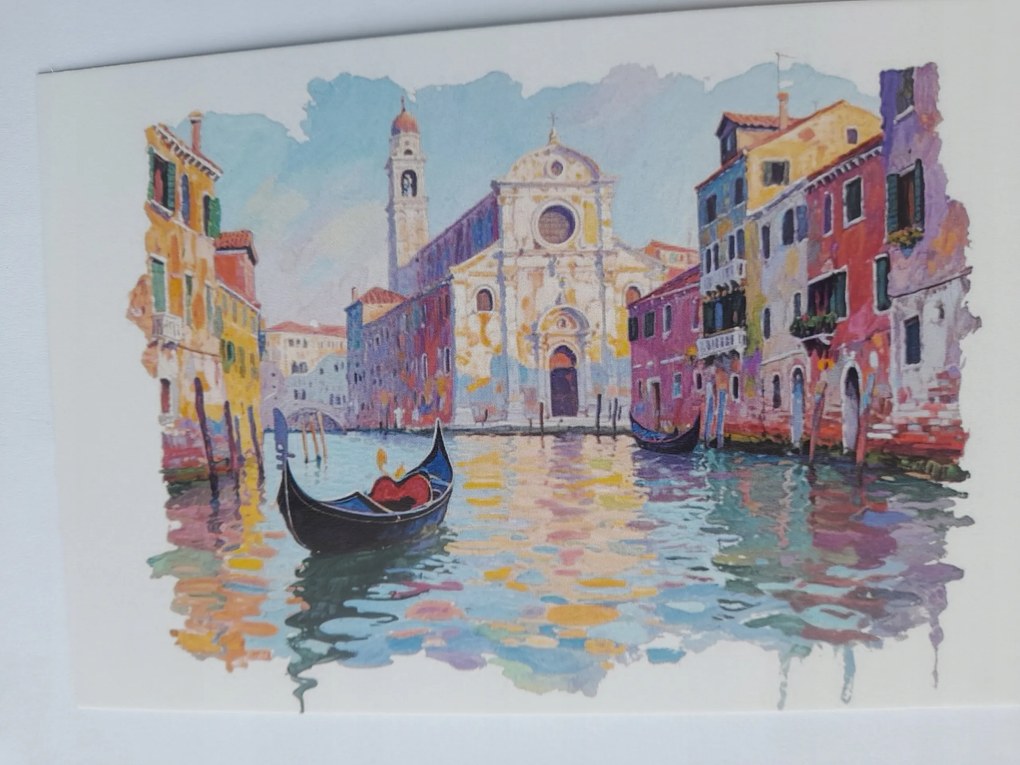 Grafika Keret Olaszország Velence 6