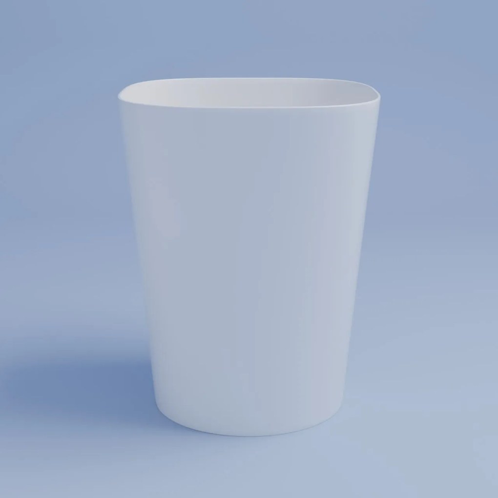 Védőburkolat Virágcserép műanyag Ø16cm Achát fehér