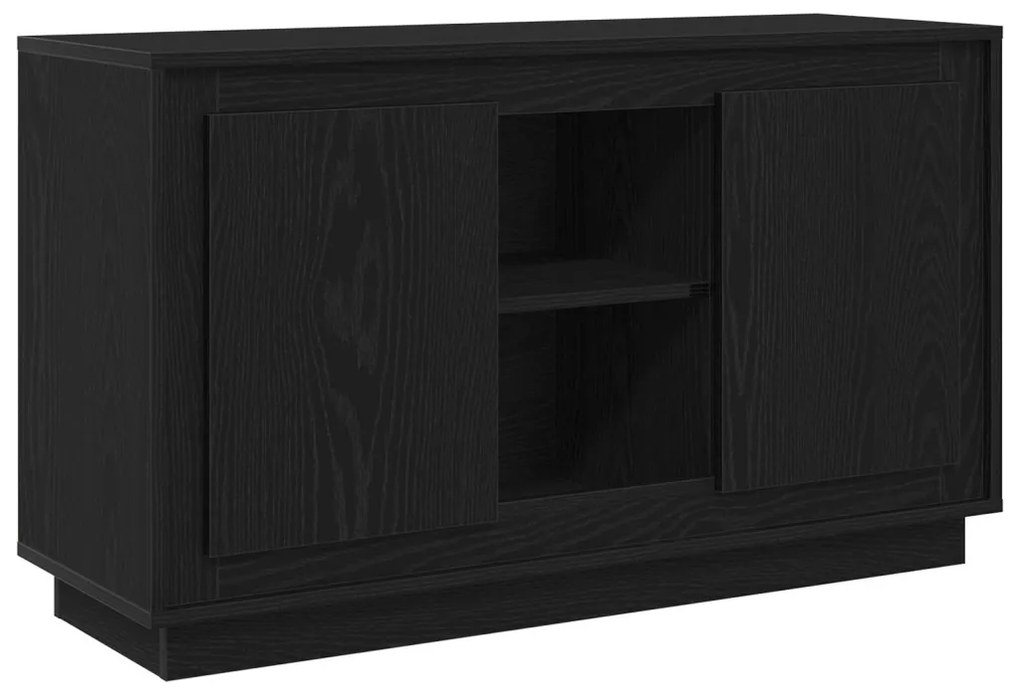 Fekete tölgy oldalszekrény 102x35x60 cm Mérnöki fa