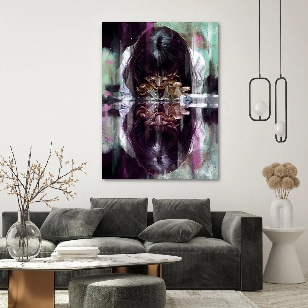 Gario Vászonkép Pulp Fiction, Mia Wallace - Dmitry Belov Méret: 70 x 100 cm