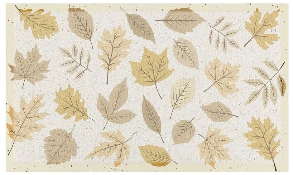 Lábtörlő 40x70 cm Autumn Neutral Leaves – Artsy Doormats