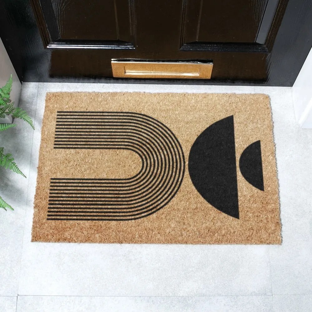 Kókuszrost lábtörlő 40x60 cm Half Moon – Artsy Doormats