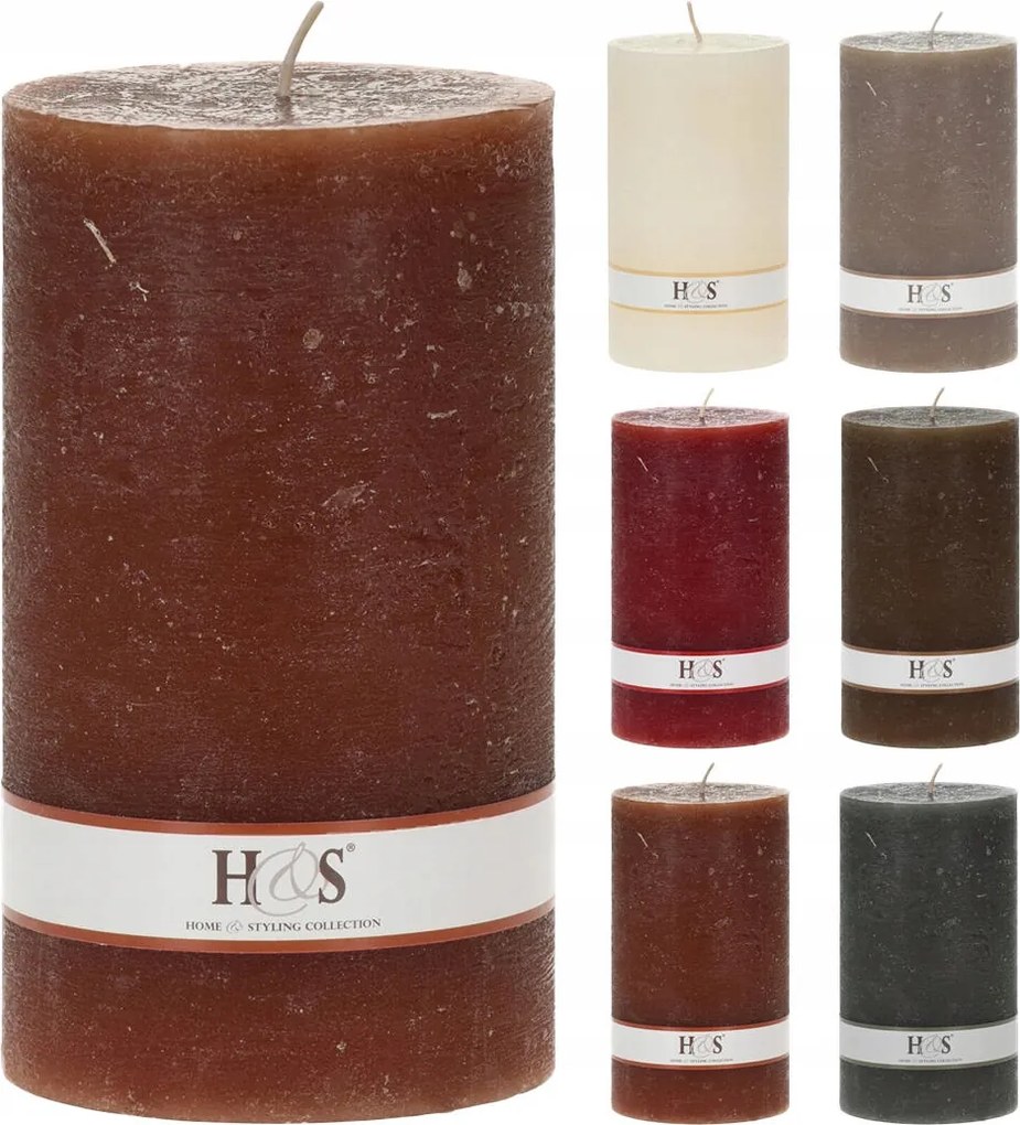 gyertya átmérője 9x15cm, színek keveréke