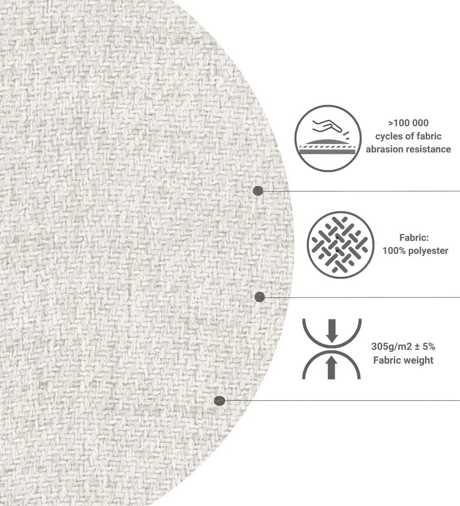 Krémszínű ágyneműtartós boxspring ágy 160x200 cm Imagine – Maison de Rêve