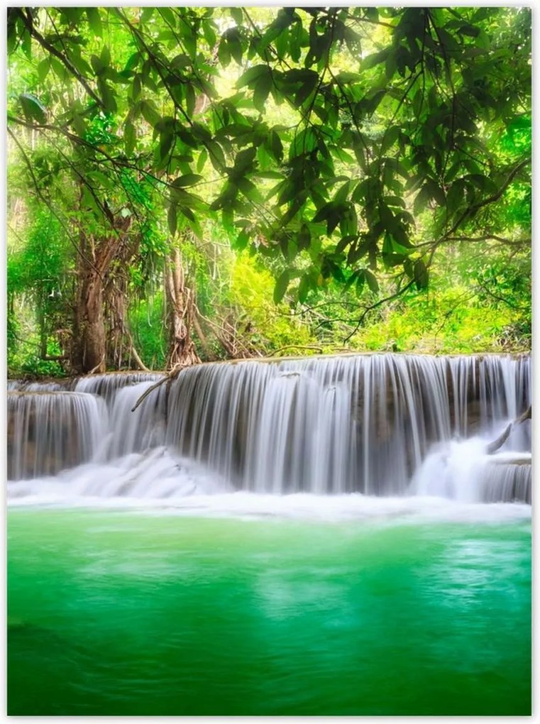 Poszterek 100x135 Tájkép vízesés