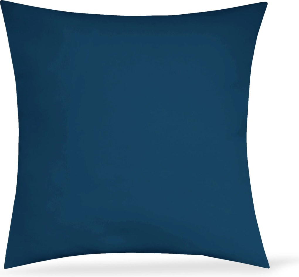 Dekoratív párnahuzat 40x40 cm. sötétkék, kellemes tapintású anyagból