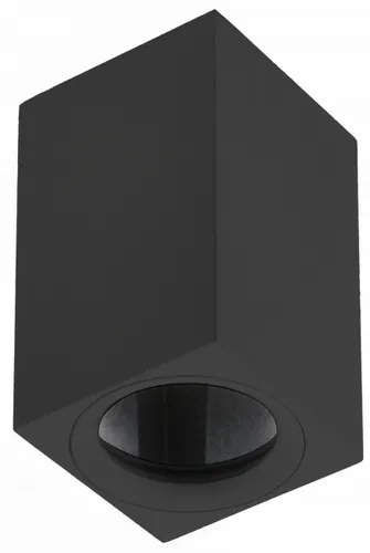 Lámpa Mennyezeti lámpatest TIPO, alum, 60x60x100, IP20, max 50W, kwad. Fekete