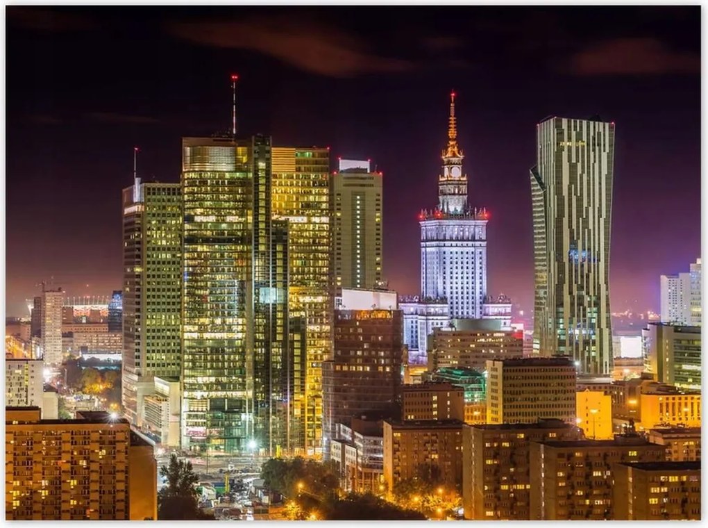 Poszterek 135x100 Város éjszaka