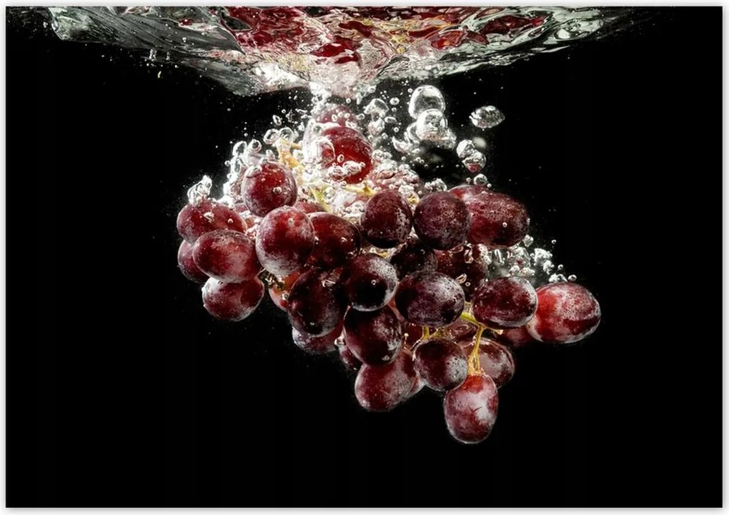 Poszterek 100x70 Sötét szőlő a vízben