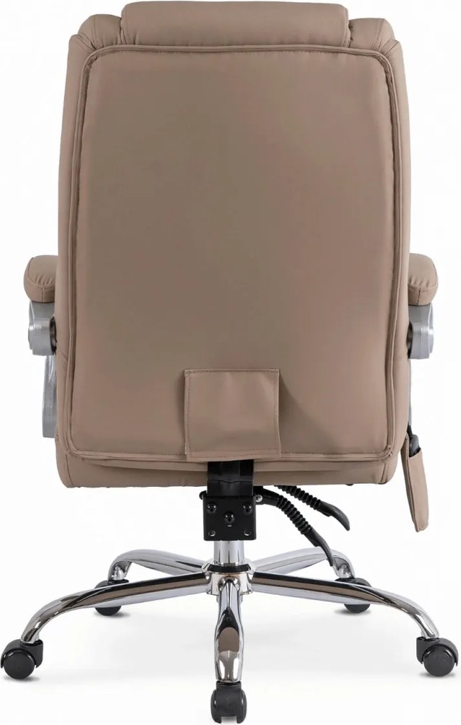 Forgószék masszírozó funkcióval, fűthető funkcióval, bézs színben. GIORGIO