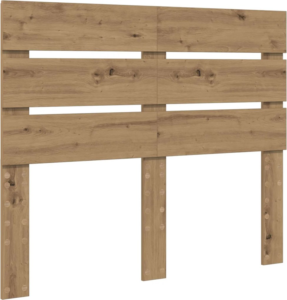 vidaXL Fejtámla Artisan tölgy 120 cm Faanyag