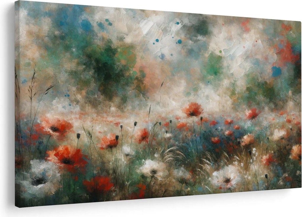 Kép – Pipacsmező absztrakciója (90x60 cm)