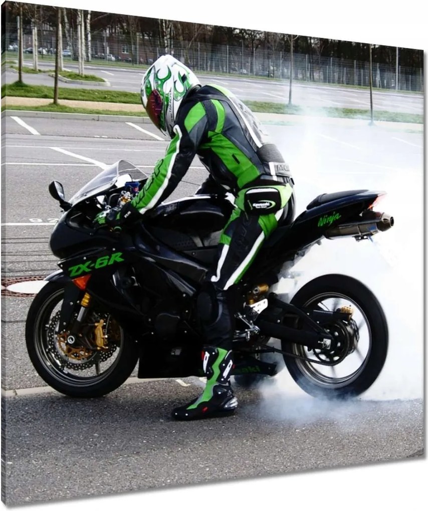 Vászonkép 90x90 Kawasaki Ninja ZX-6R