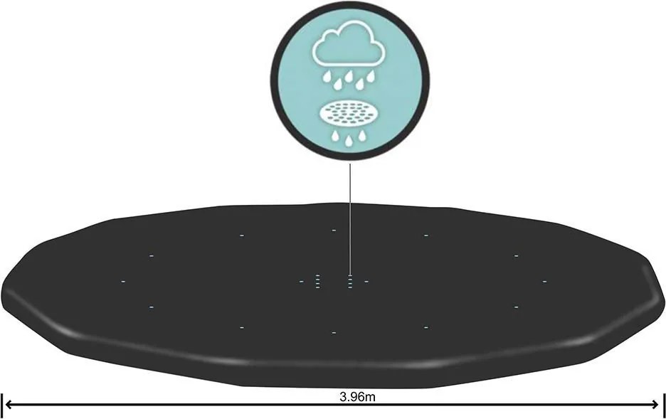 Bestway Flowclear PVC medence védőtakaró 396 cm