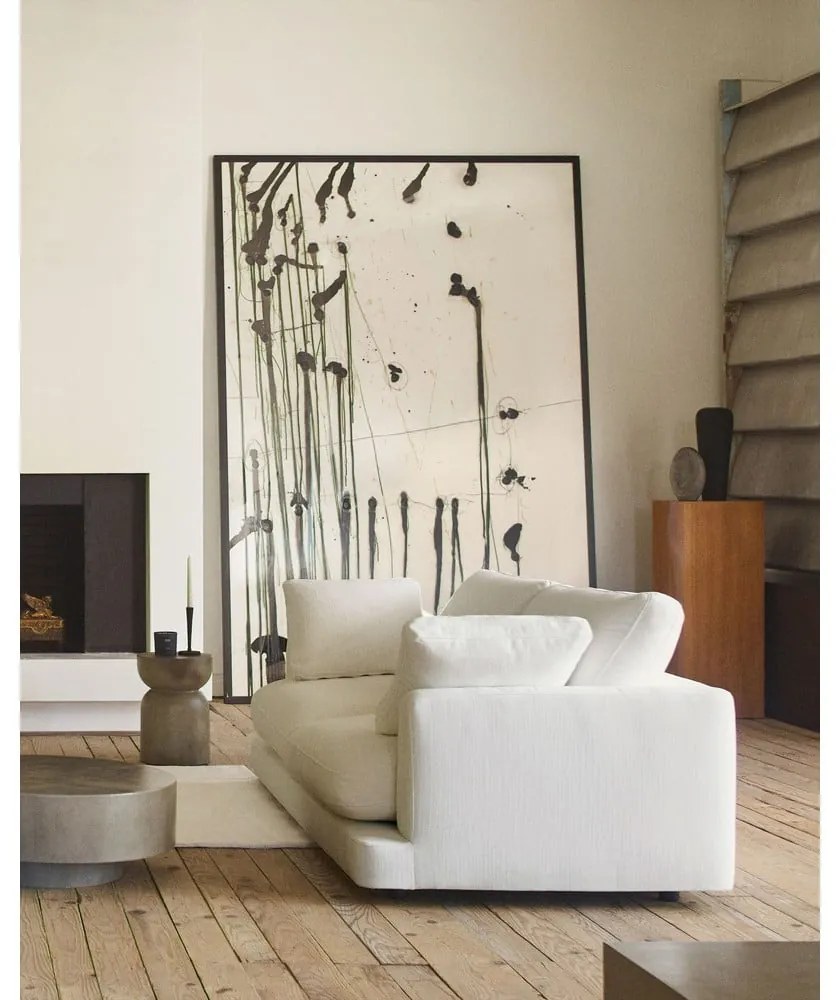 Fehér kanapé 210 cm Gala – Kave Home