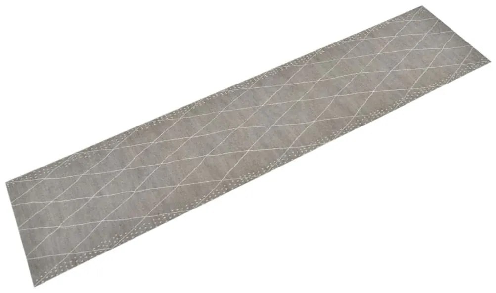 mosható rombuszmintás bársony konyhaszőnyeg 60x300 cm