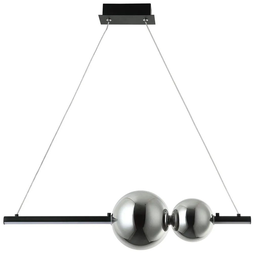 Zambelis 22109 - LED Dimmelhető csillár zsinóron LED/11W/230V fekete