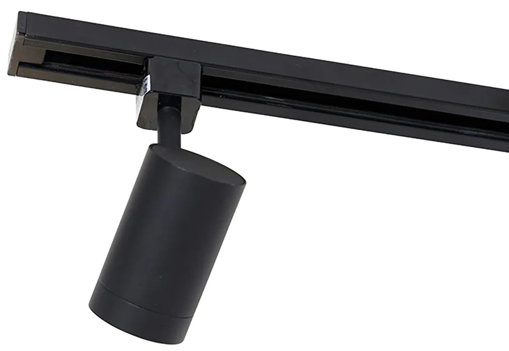 Okos sínrendszer fekete 3 spotlámpával és függőlámpa 1 fázisú - Cavalux Jeana