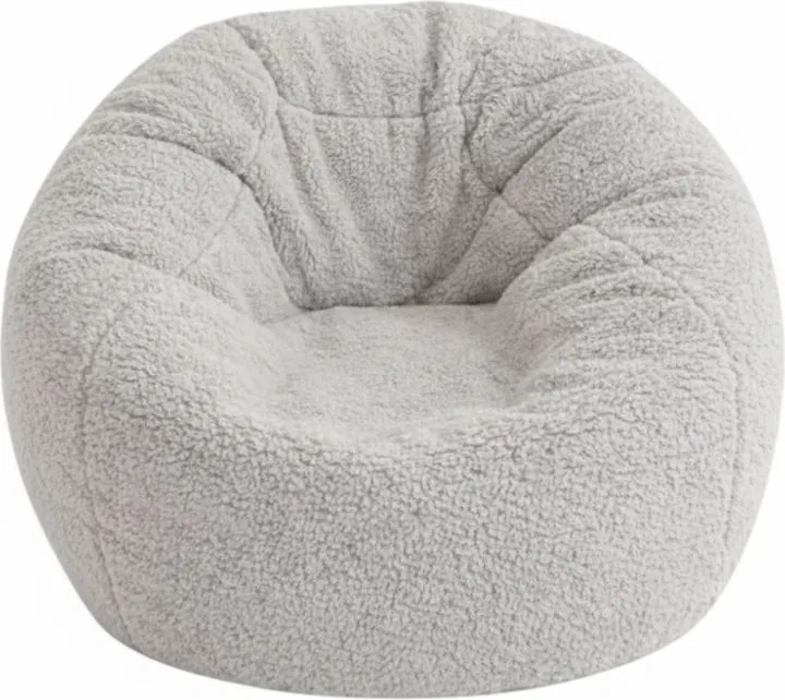 XL Teddy plüss babzsákfotel – szürke