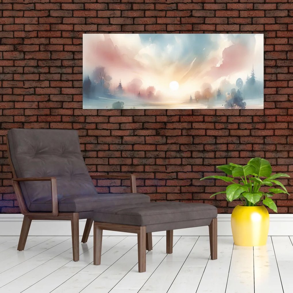 Kép - Elegáns tájkép (120x50 cm)