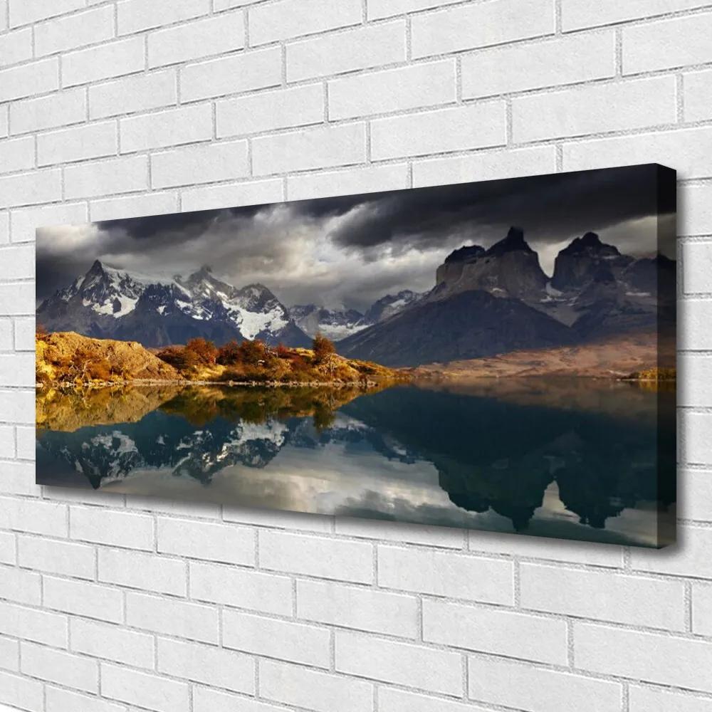 Canvas kép Mountain Lake Landscape 100x50 cm