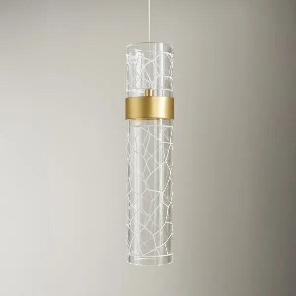 LAGOS csillár kábelen LED/8W/230V arany