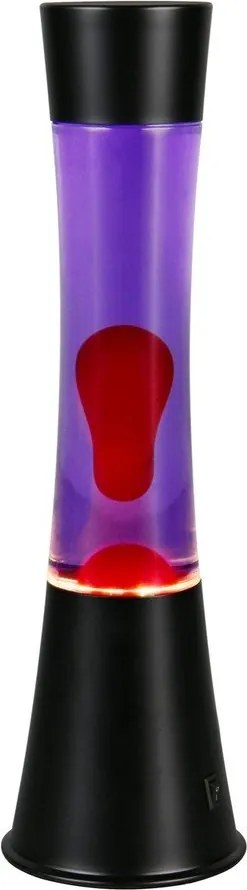 Fekete LED lávalámpa (magasság 39,5 cm) Etna – Reality