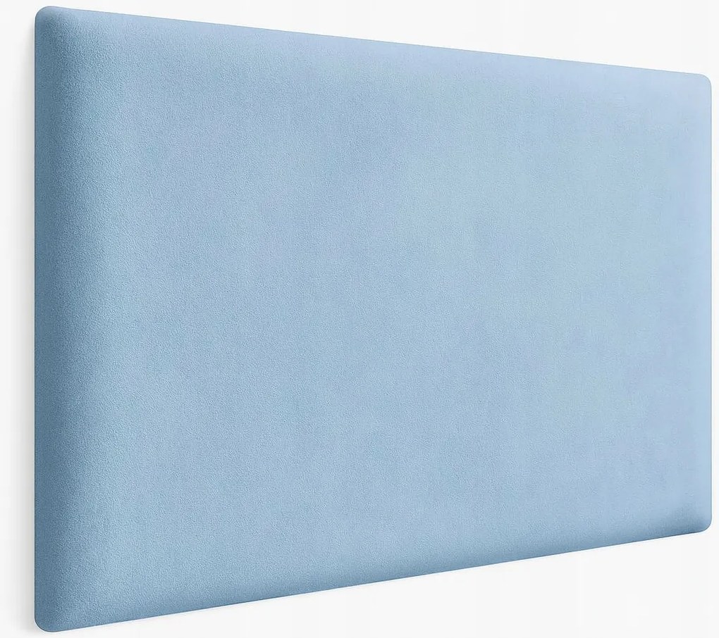 Falra Szerelhető Kárpitozott Panelek 50x30 cm Kék Velúr Dekorációs Fejtámla