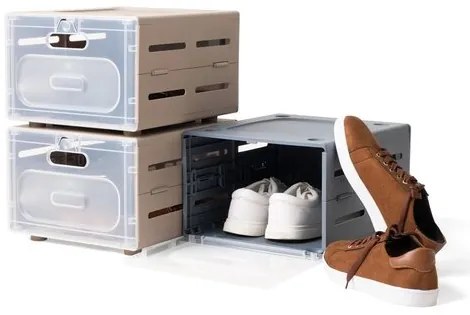 Flex moduláris cipőszervező Brown 30 x 36 x 22 cm