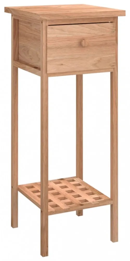 tömör diófa kisasztal fiókkal 25 x 25 x 60 cm